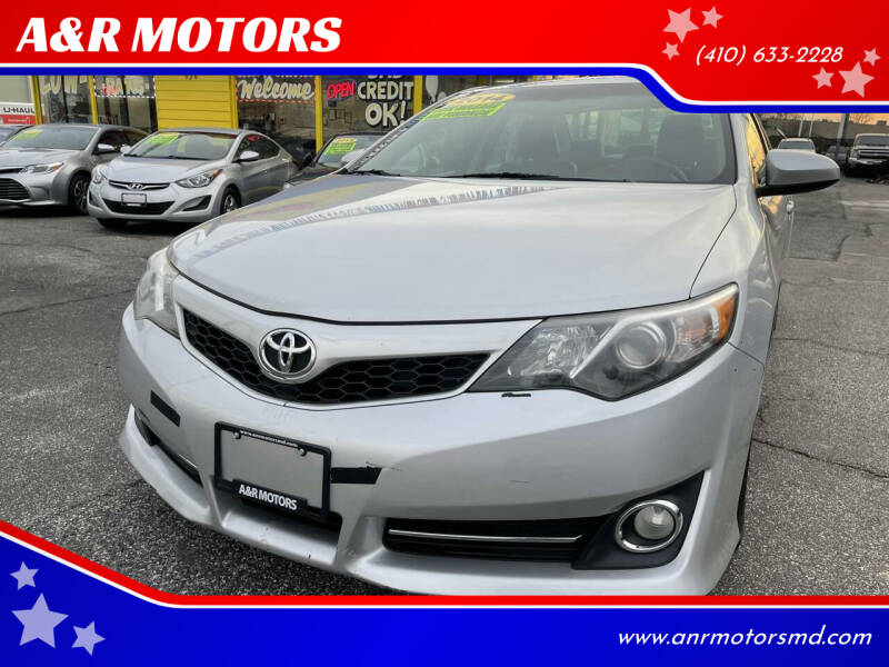 2014 Toyota Camry for sale at A&R MOTORS in Baltimore MD