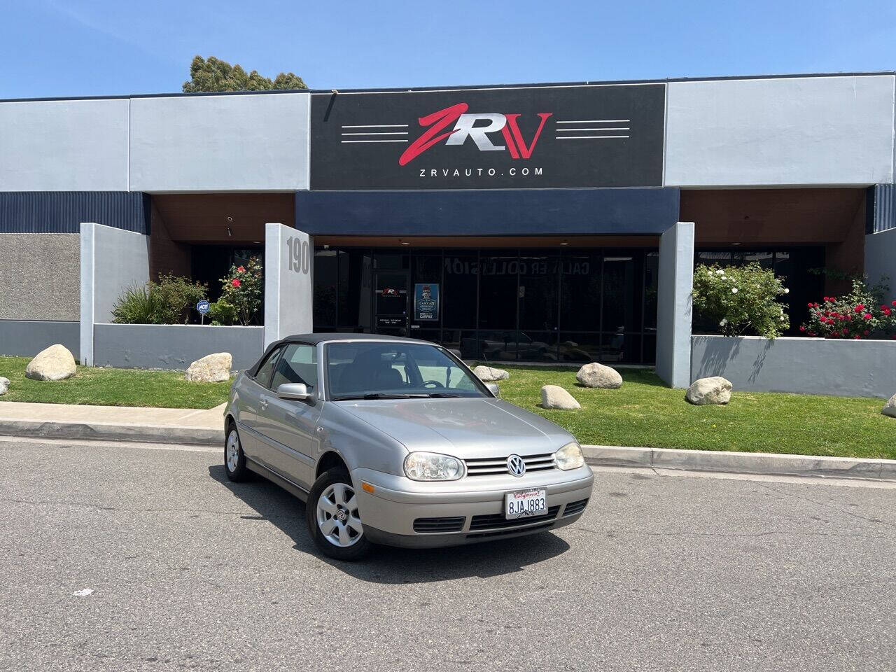 2001 Volkswagen Cabrio for sale at ZRV AUTO INC in Brea, CA