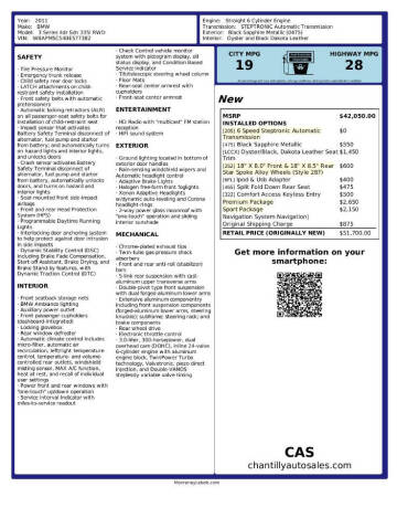 2011 BMW 3 Series 335i