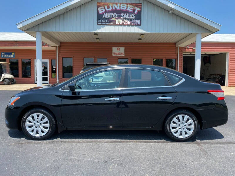 2013 Nissan Sentra for sale at Sunset Auto Sales in Paragould AR