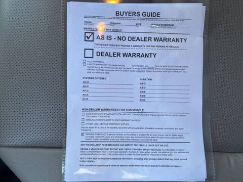 2019 Honda Ridgeline RTL-T