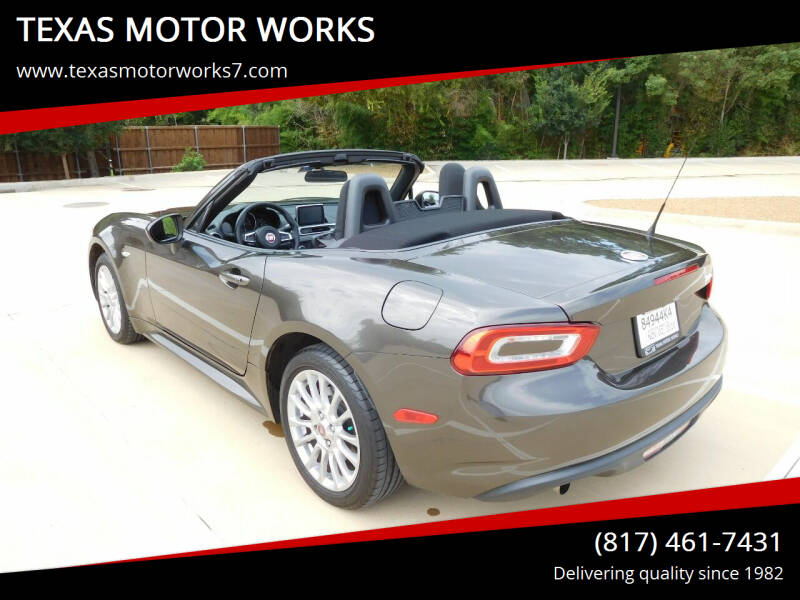 2017 FIAT 124 Spider for sale at TEXAS MOTOR WORKS in Arlington TX