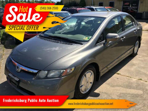 2008 Honda Civic for sale at FPAA in Fredericksburg VA