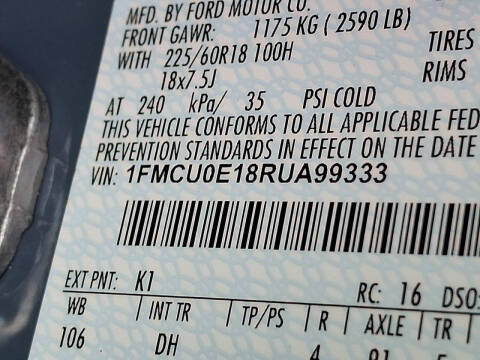 2024 Ford Escape Plug-In Hybrid PHEV