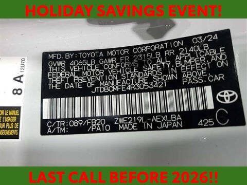 2024 Toyota Corolla Hybrid LE