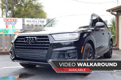 2018 Audi Q7 for sale at ALWAYSSOLD123 INC in Fort Lauderdale FL