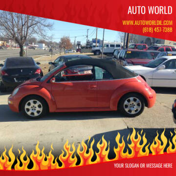 2003 Volkswagen New Beetle Convertible for sale at Auto World in Carbondale IL