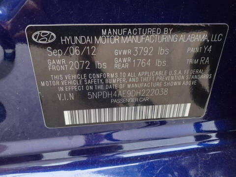 2013 Hyundai Elantra Limited