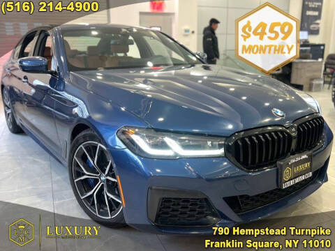 2022 BMW 5 Series for sale at LUXURY MOTOR CLUB in Franklin Square NY