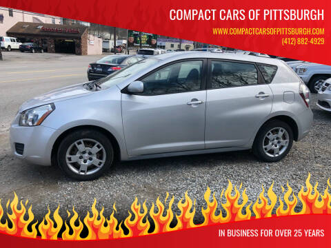 2009 Pontiac Vibe for sale at Compact Cars of Pittsburgh in Pittsburgh PA