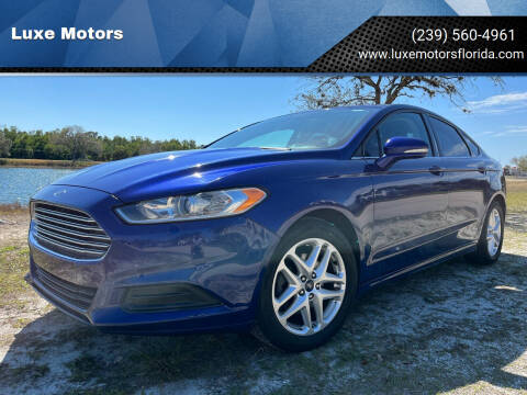 2016 Ford Fusion for sale at Luxe Motors in Fort Myers FL
