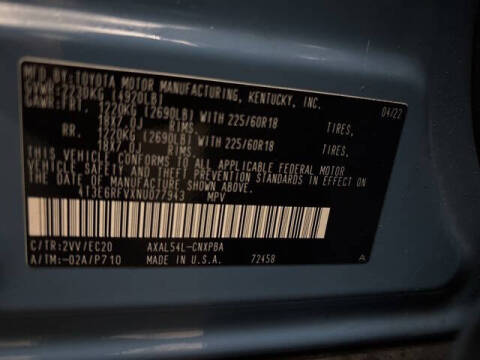 2022 Toyota RAV4 Hybrid XSE