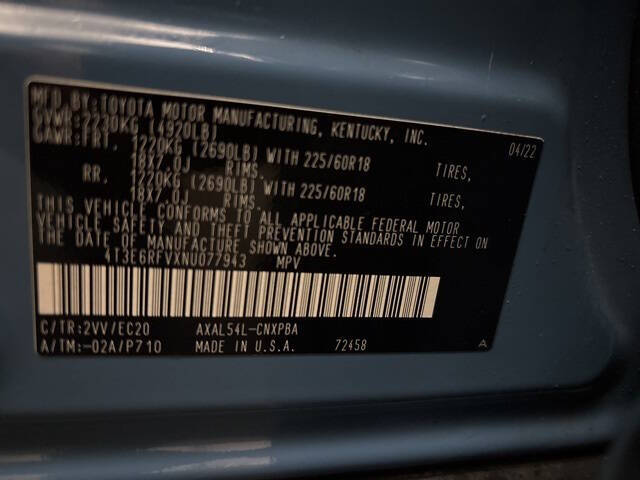 2022 Toyota RAV4 Hybrid XSE