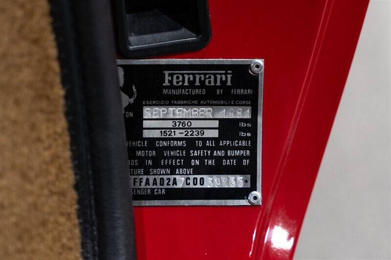 1982 Ferrari 308