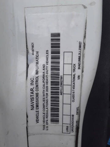 2020 International MV607