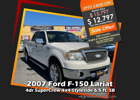 2007 Ford F-150 for sale at Virginia Auto Mall in Woodford VA