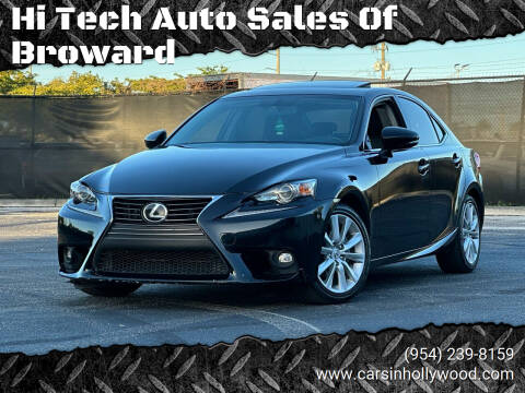 2015 Lexus IS 250 for sale at Hi Tech Auto Sales Of Broward in Hollywood FL