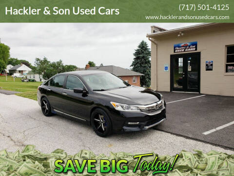 2016 Honda Accord for sale at Hackler & Son Used Cars in Red Lion PA