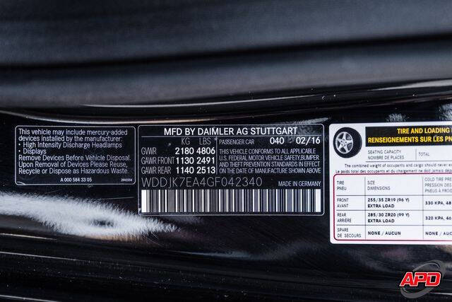 2016 Mercedes-Benz SL-Class AMG SL 63