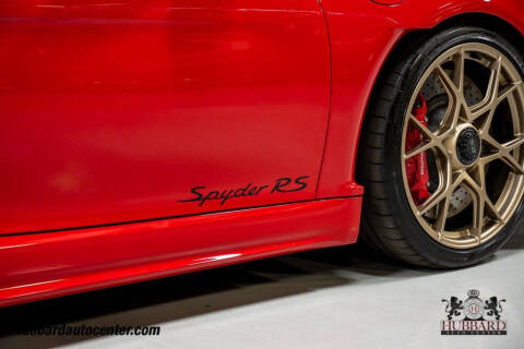 2025 Porsche 718 Boxster Spyder RS