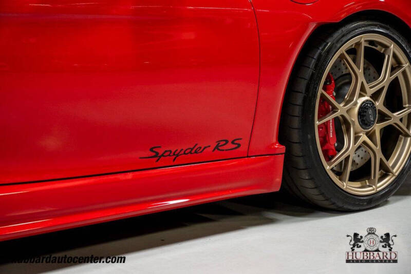 2025 Porsche 718 Boxster Spyder RS