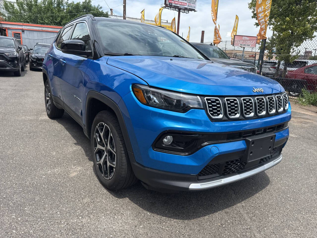 Blue 2025 Jeep Compass Limited 4x4 Limited 4dr SUV 1