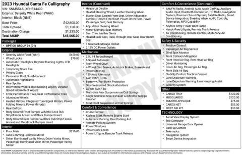 2023 Hyundai Santa Fe Calligraphy