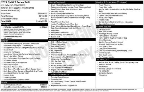 2024 BMW 7 Series 740i