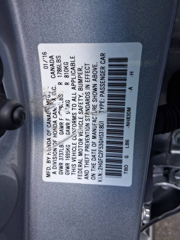 2016 Honda Civic LX