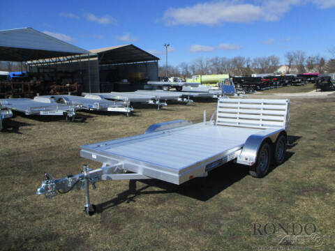 2025 Aluma Utility 7814ESA-TA-EL-BT for sale at Rondo Truck & Trailer in Sycamore IL