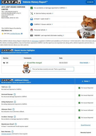 2015 Jeep Grand Cherokee Limited