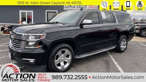 2016 Chevrolet Suburban for sale at Action Motor Sales in Gaylord MI