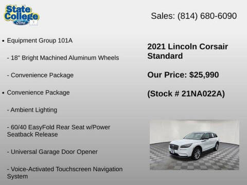 2021 Lincoln Corsair Standard