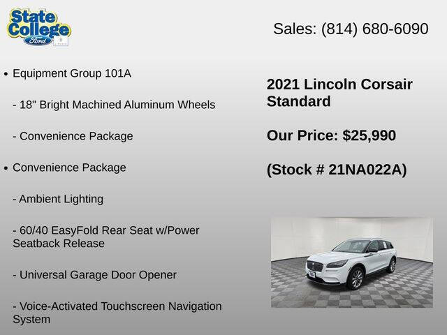 2021 Lincoln Corsair Standard