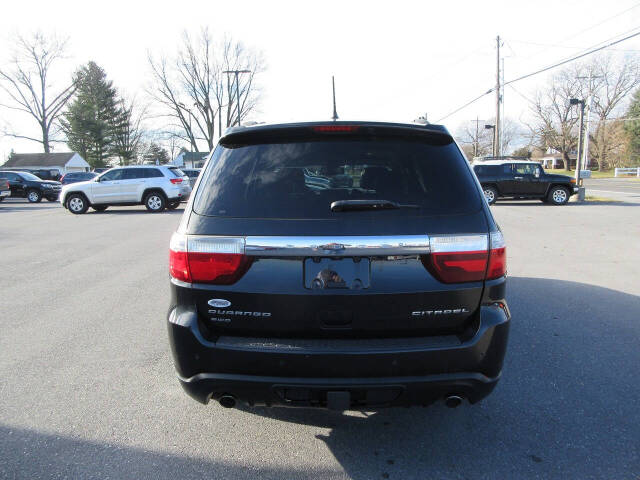 2011 Dodge Durango for sale at FINAL DRIVE AUTO SALES INC in Shippensburg, PA