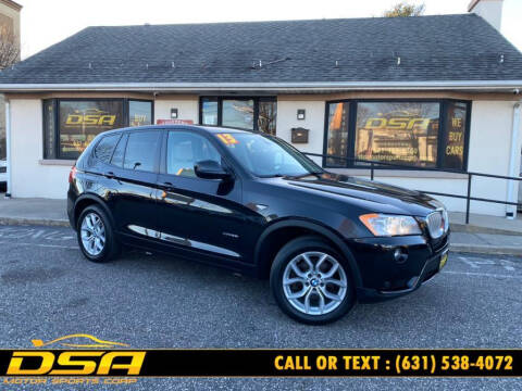 2013 BMW X3 for sale at DSA Motor Sports Corp in Commack NY
