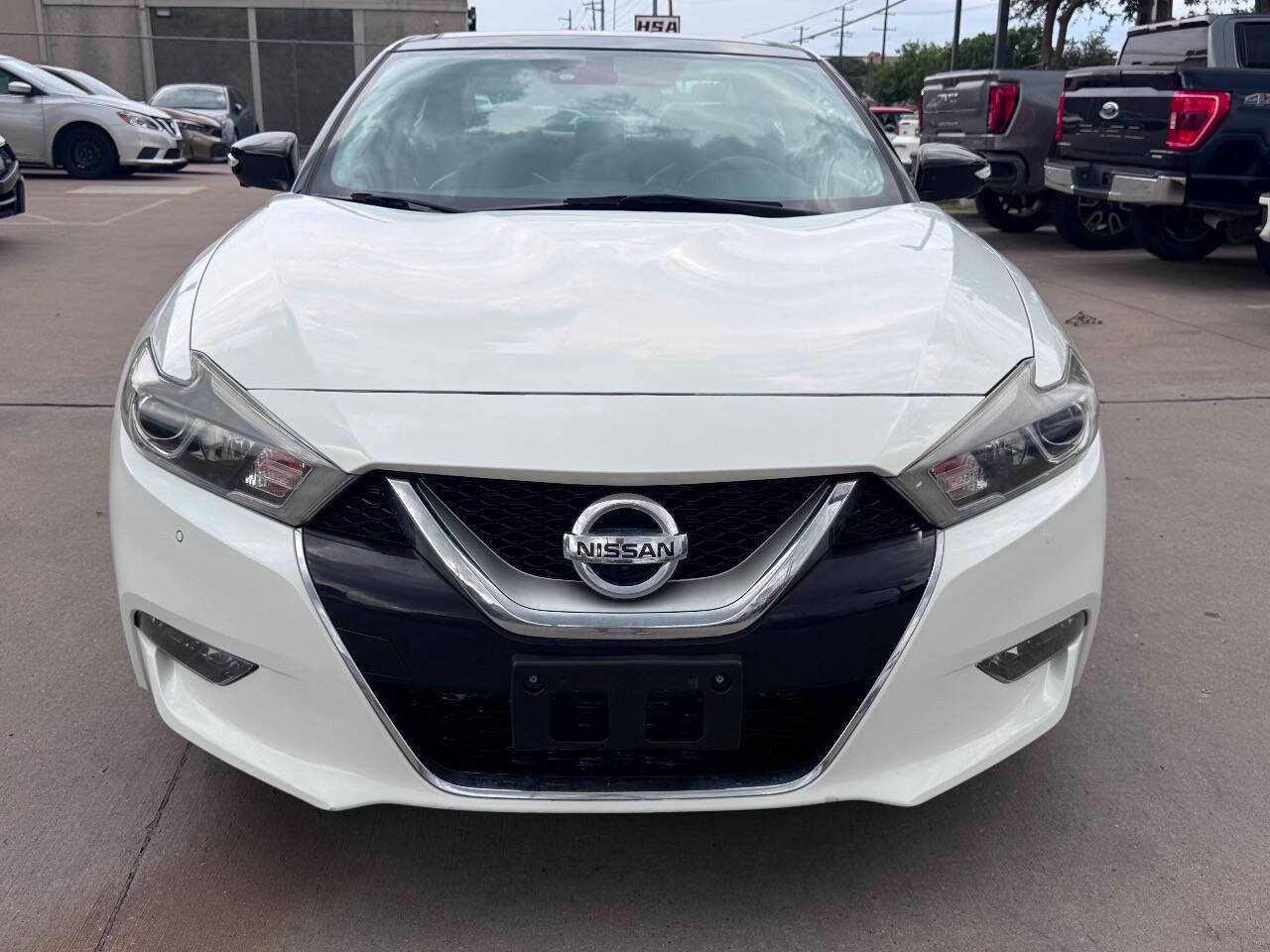 White 2017 Nissan Maxima Platinum Platinum 4dr Sedan 2