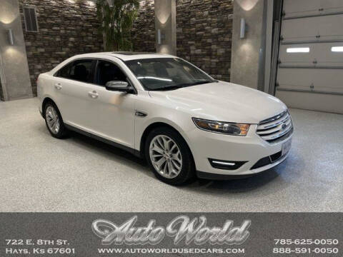 2019 Ford Taurus for sale at Auto World Used Cars in Hays KS