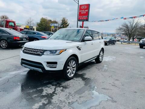 2015 Land Rover Range Rover Sport for sale at Sterling Auto Sales and Service in Whitehall PA