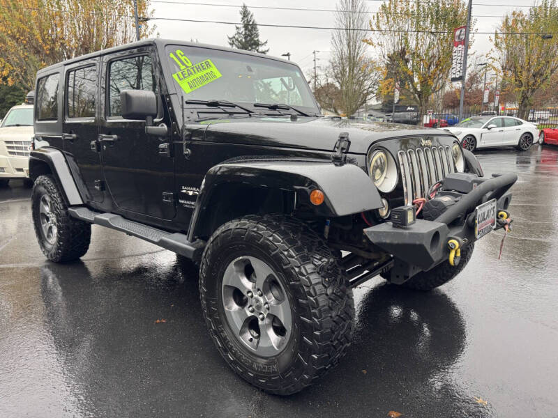 2016 Jeep Wrangler Unlimited Sahara