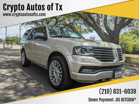 2017 Lincoln Navigator for sale at Crypto Autos Of Tx in San Antonio TX