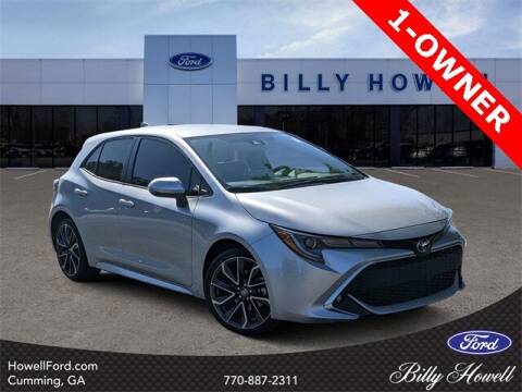 2019 Toyota Corolla Hatchback for sale at BILLY HOWELL FORD LINCOLN in Cumming GA