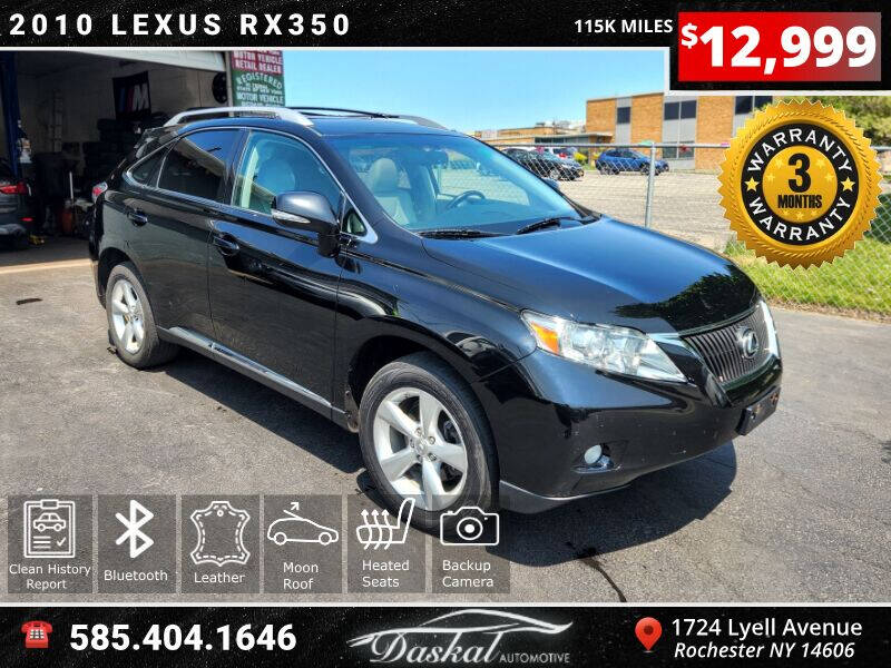 2010 Lexus RX 350 for sale at Daskal Auto LLC in Rochester NY