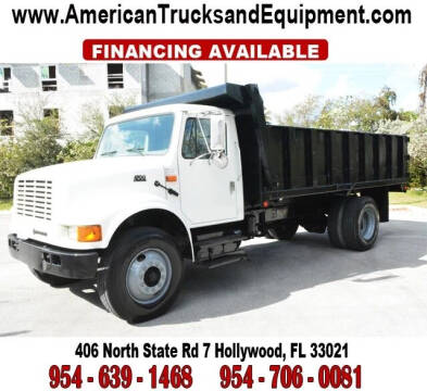 2001 International 4700 for sale at American Trucks and Equipment in Hollywood FL