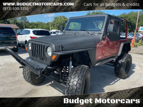 1999 Jeep Wrangler for sale at Budget Motorcars in Tampa FL