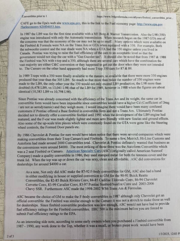 1988 Pontiac Firebird Formula