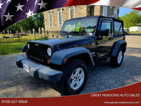 2008 Jeep Wrangler for sale at GREAT MEADOWS AUTO SALES in Great Meadows NJ