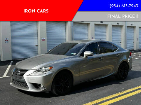 2014 Lexus IS 250 for sale at IRON CARS in Hollywood FL