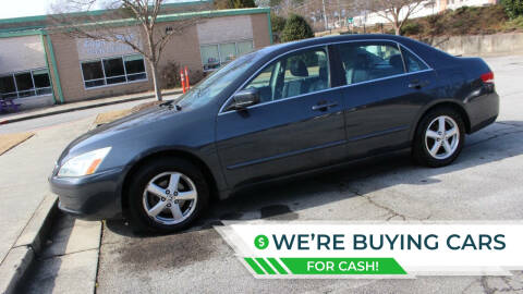 2004 Honda Accord for sale at NORCROSS MOTORSPORTS in Norcross GA