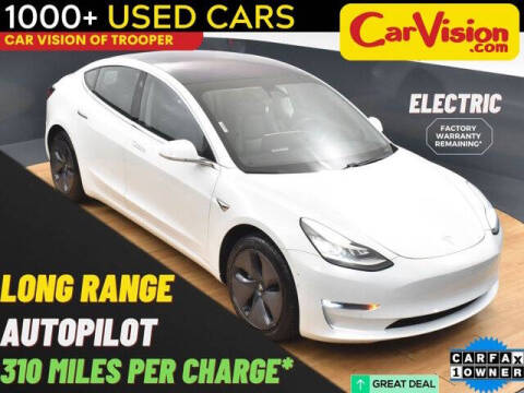 2018 Tesla Model 3 for sale at Car Vision of Trooper in Norristown PA